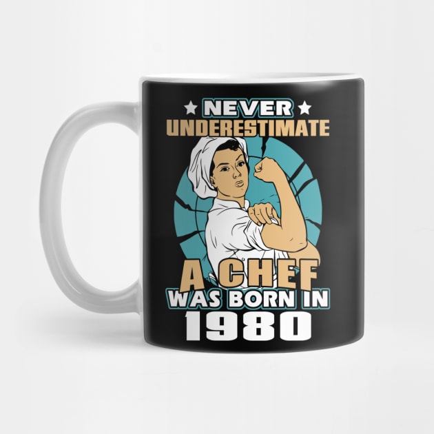 Never  Underestimate a Chef Was Born in 1980 by adik